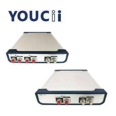 1/2チャネルの減衰器光学力メートルの減少の範囲0~45dB