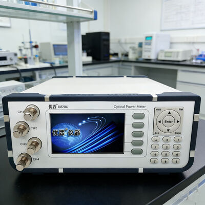 USBおよびRS232データインターフェースを備えた4チャンネル光パワーメーター