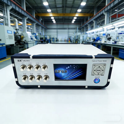 8チャンネル経済的光パワーメーター、データダウンロード機能付き